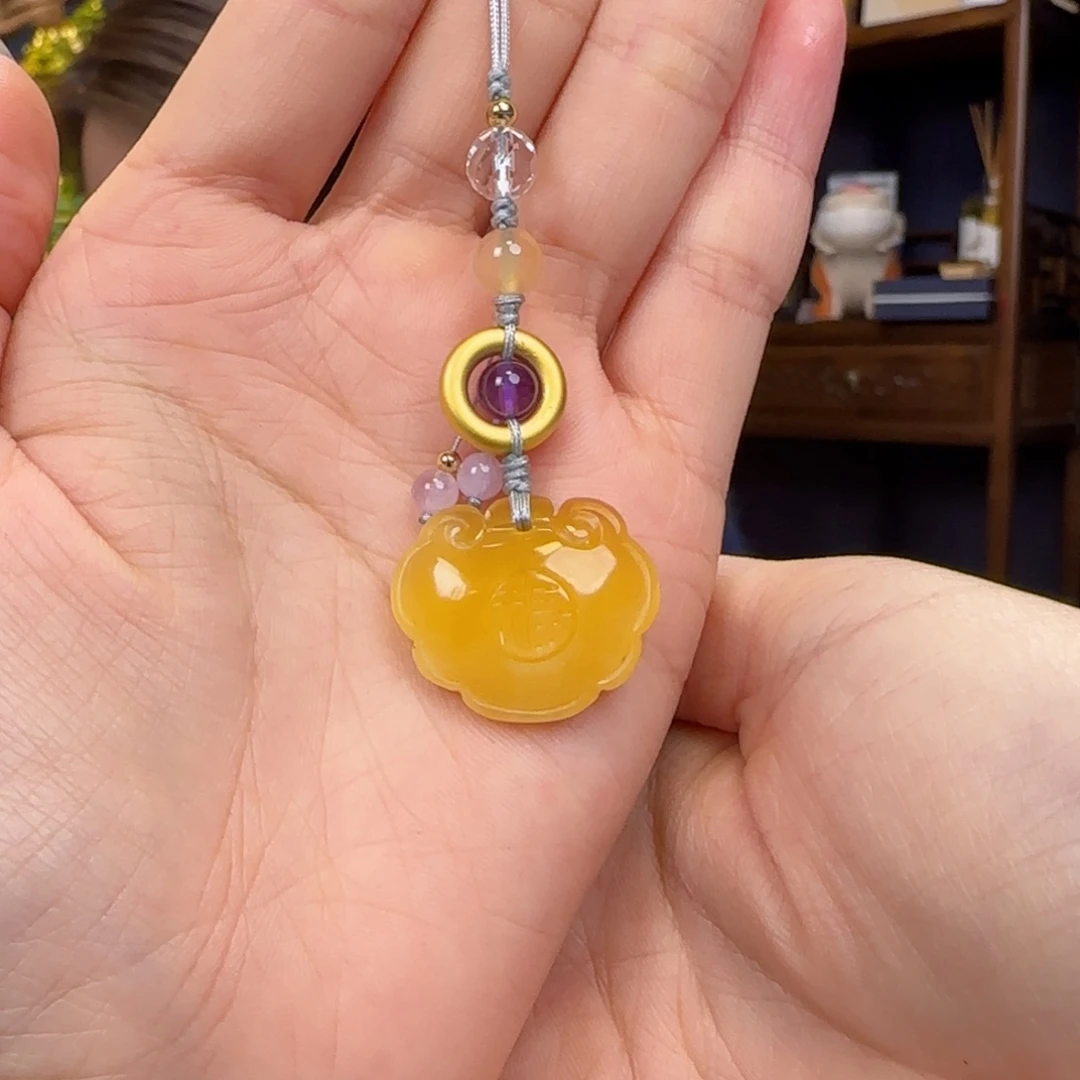 蜜蜡颈饰未镶嵌111111111111