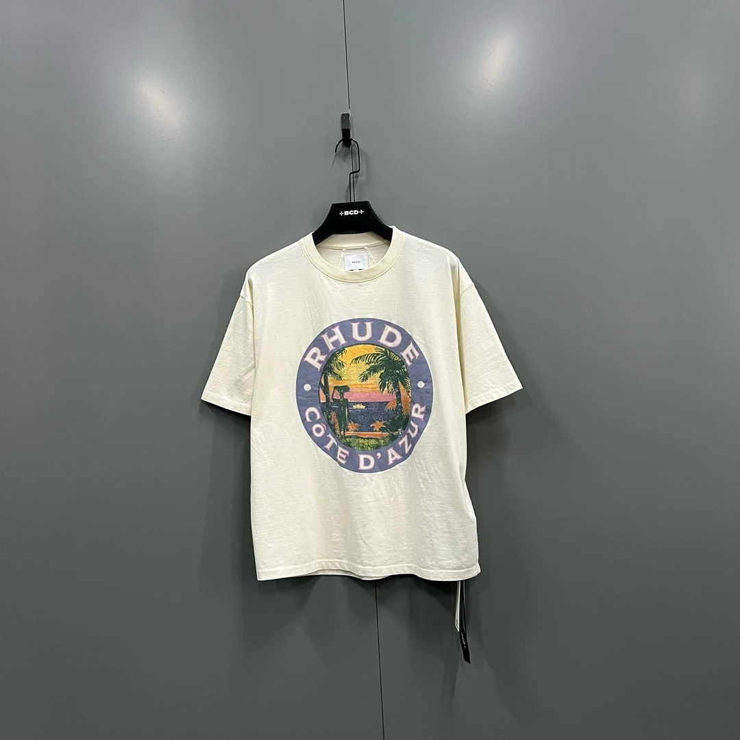 99新 maje jp928 RHUDE 字母图案印花短袖 M码 207920