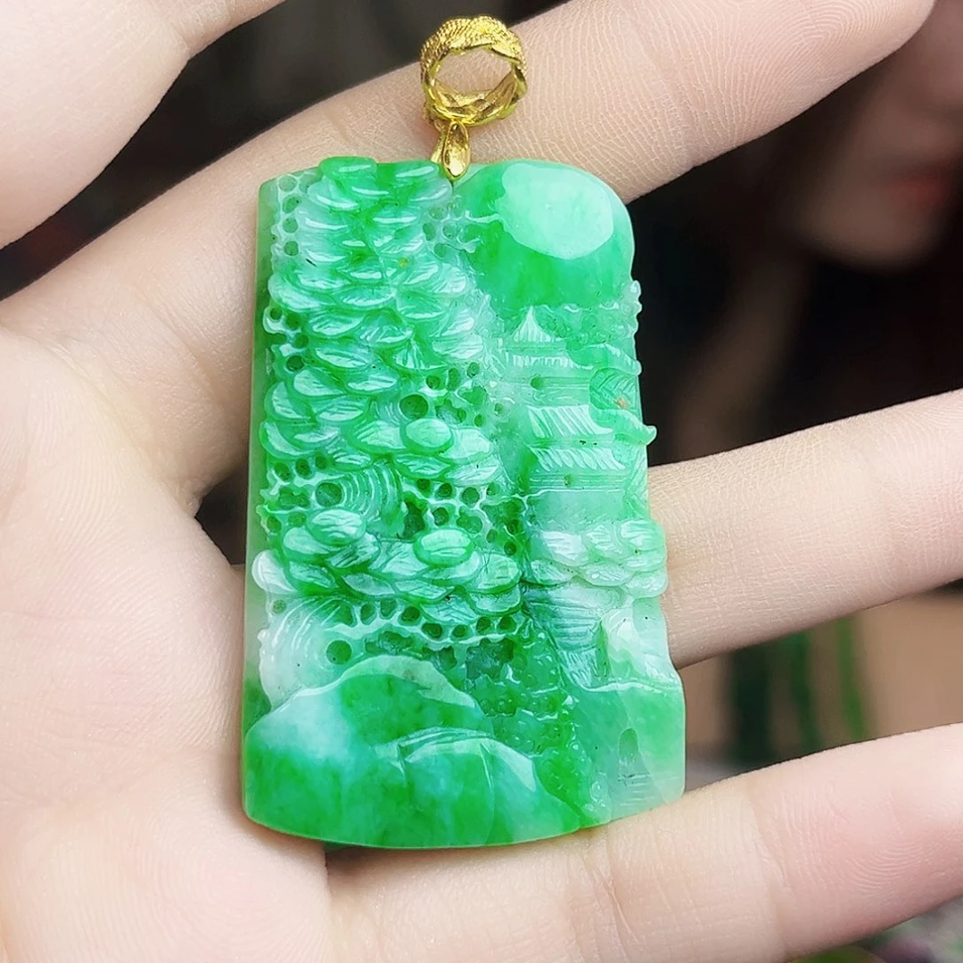 颈饰未镶嵌翡翠多样性