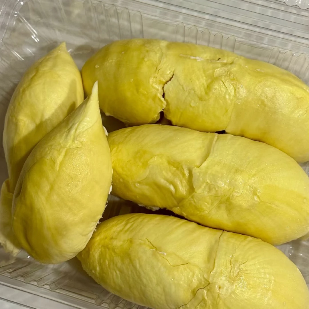 泰国金枕榴莲1斤纯肉鲜榴莲肉核小金枕泰国