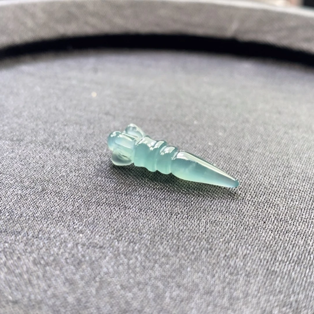 翡翠未镶嵌手串卡23金刚柱