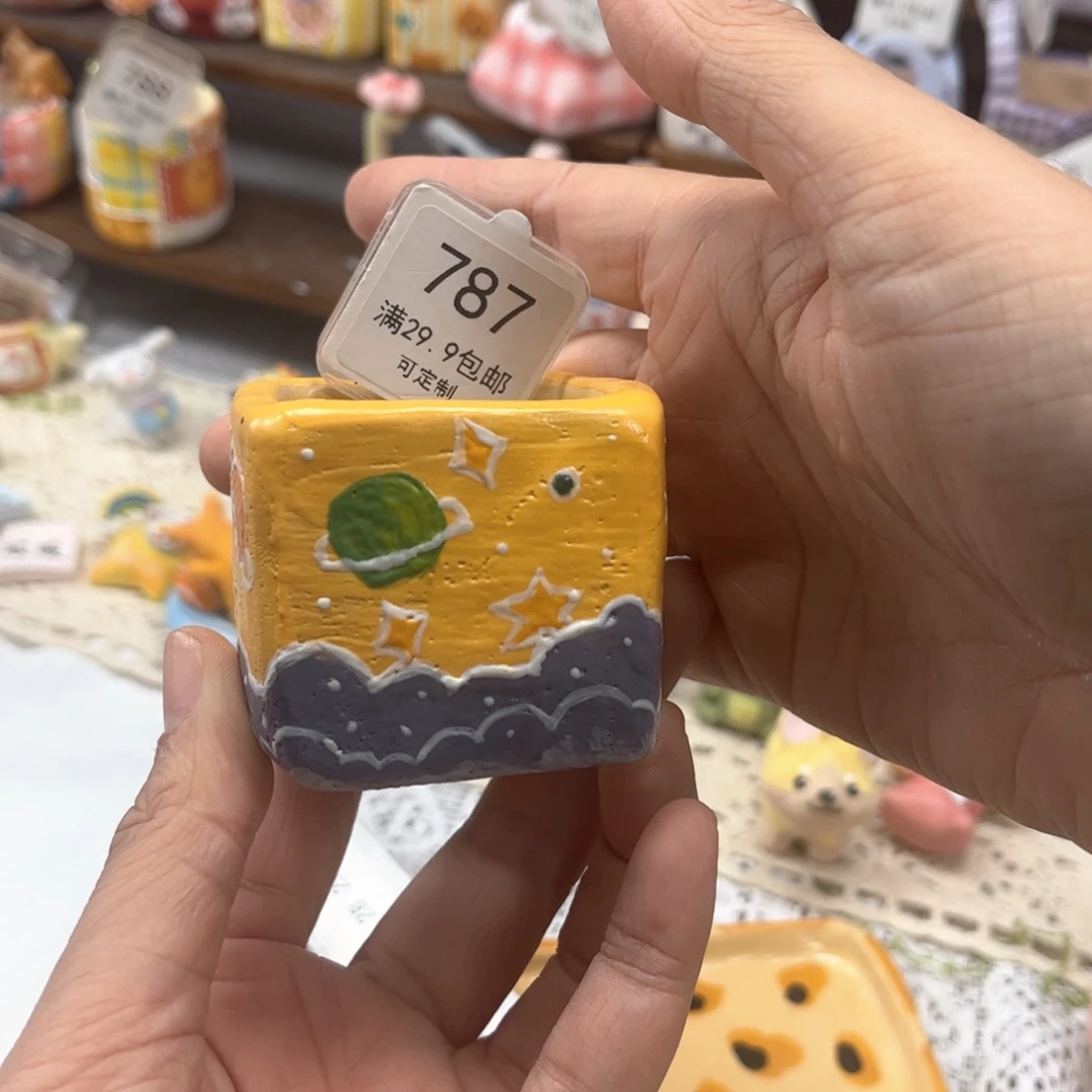 787方盆手绘盆花盆