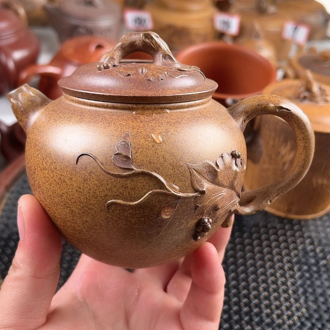 紫泥茶壶宜兴紫砂