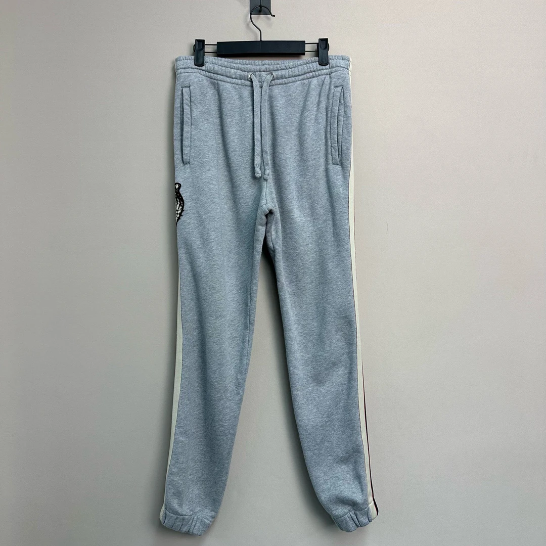 99新 GUCCI/古驰 虎头刺绣运动裤/XS码/公价7700