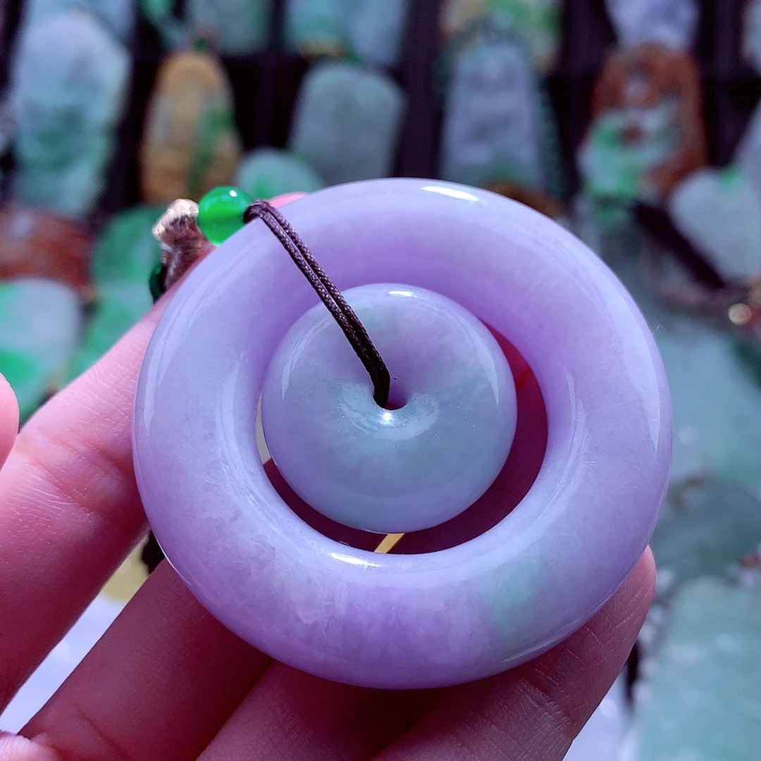 颈饰未镶嵌翡翠天然