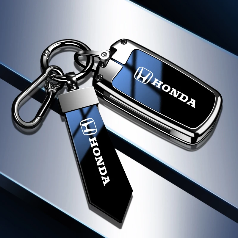 适用新老款东风本田crv钥匙套hrv皓影xrv雅阁思域车金属壳飞度扣