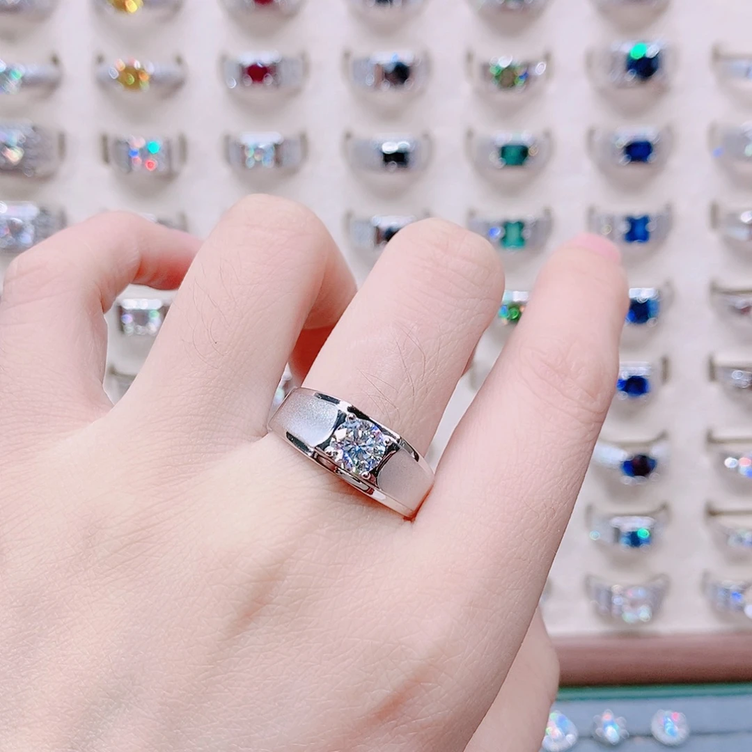 925银磨砂1克拉23号