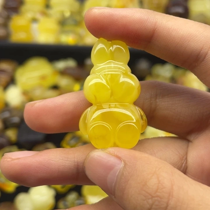 琥珀未镶嵌裸石天然琥珀蜜蜡