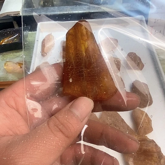 琥珀裸石未镶嵌用****0虫珀