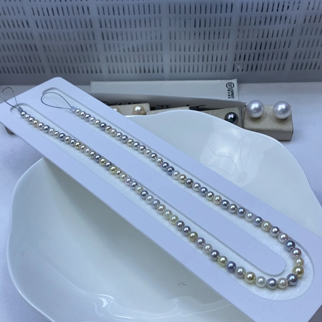 颈饰海水珍珠银S925镶嵌