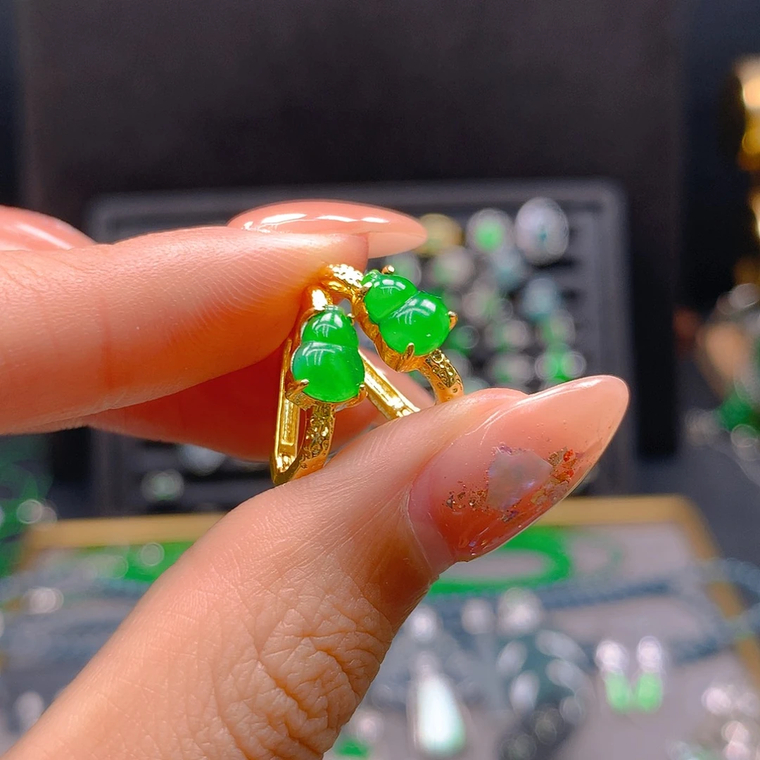 未镶嵌戒指翡翠天然翡翠