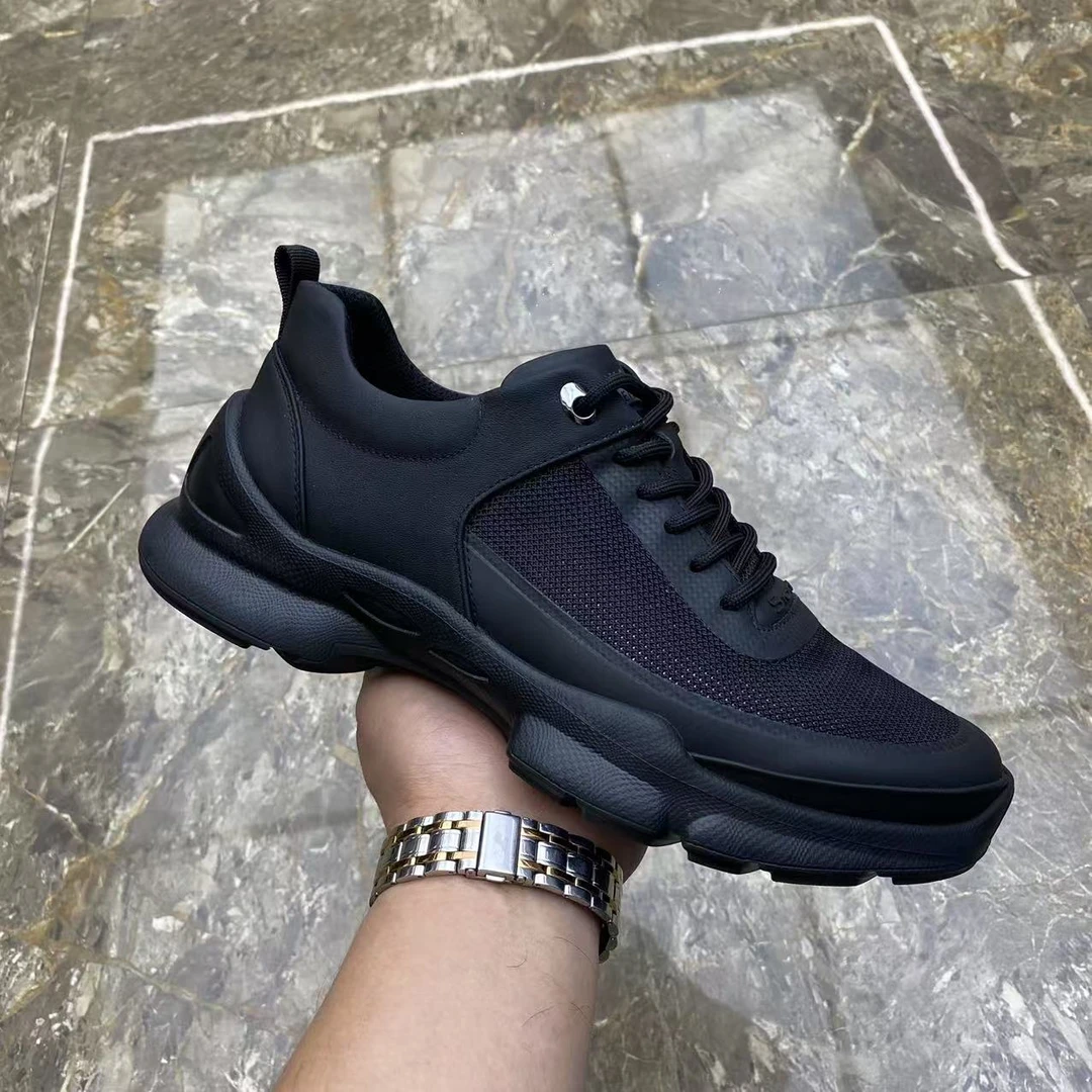 男鞋2025夏季新款男士韩版透气网面鞋百搭时尚休闲鞋轻便潮流鞋子