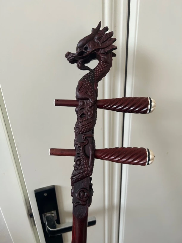 非洲小叶紫檀龙头通用琴杆