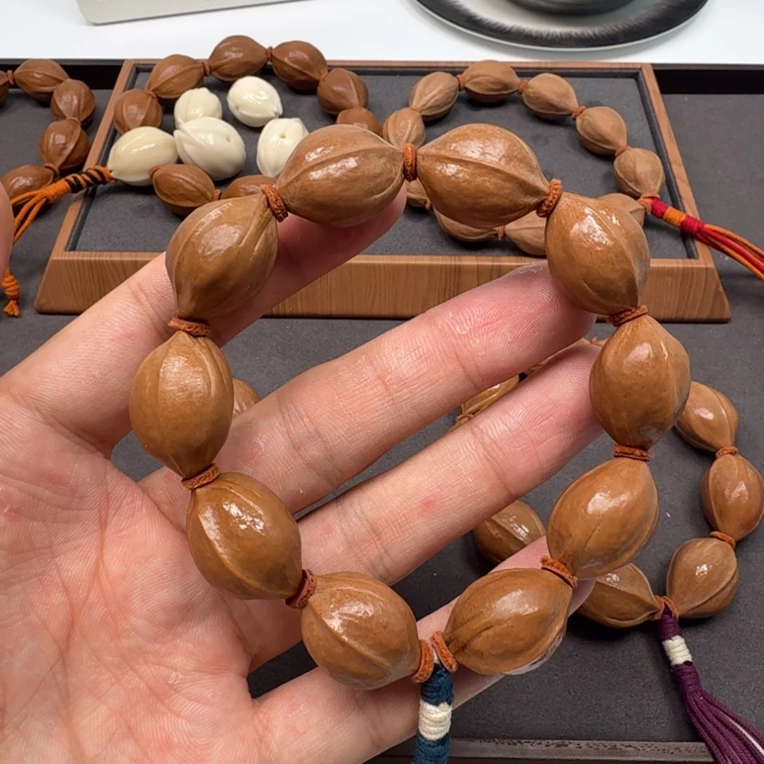 橄榄核手串/手链1725尺寸 精挑梅林铁核 小短圆精品