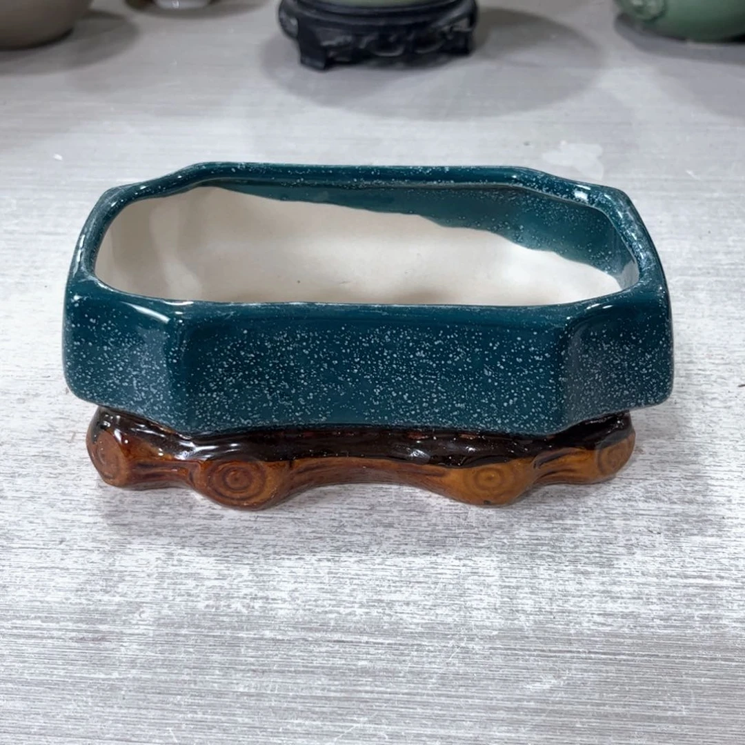 口径  14*7.5*6陶瓷绿植多肉微瑕花盆