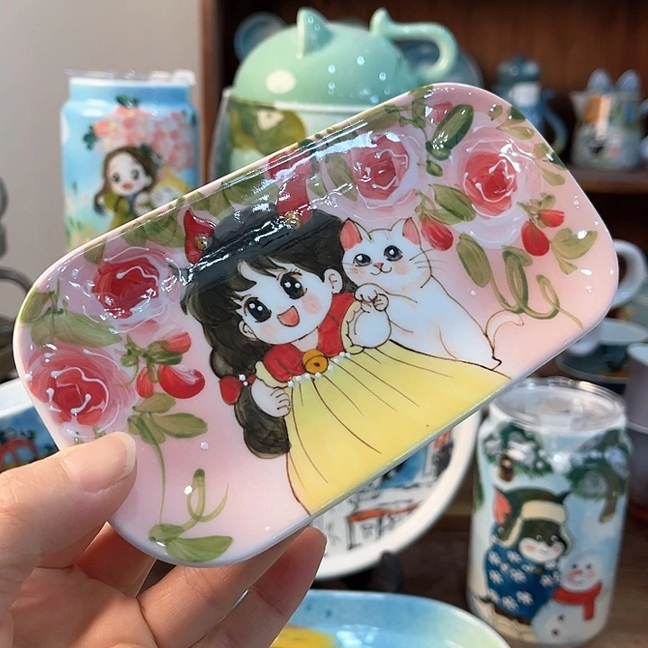 陶景德镇釉下手绘陶瓷