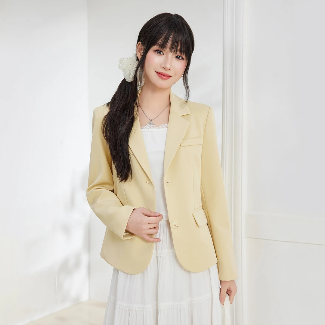 【小个子专属】IEF/爱依服2025年秋季气质短款通勤时尚西装~