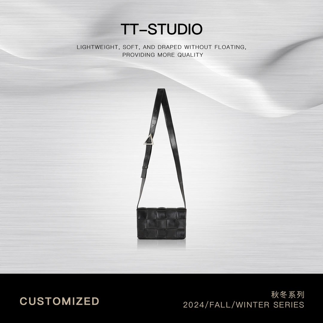 TT【B&V五格包】春季新品牛皮五方格单肩女包TT-11P8141
