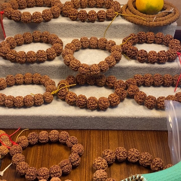 白***水金刚菩提吊坠尼泊尔大金刚