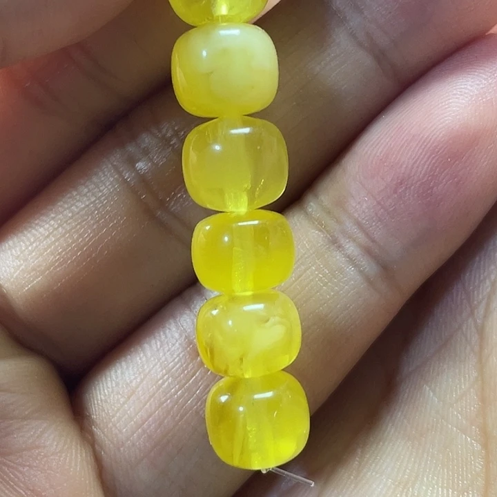 琥珀未镶嵌珠宝奇石9.0mm微瑕不退换