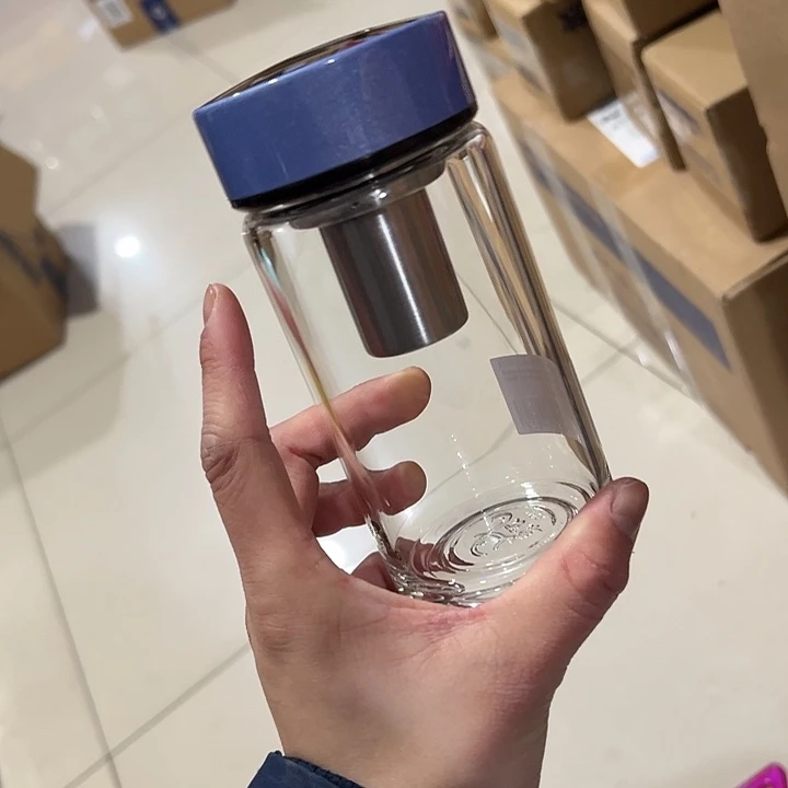 U161-66-300ml  单层烫手  蓝