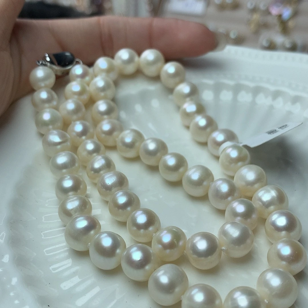 淡水珍珠9-10未镶嵌x56项链