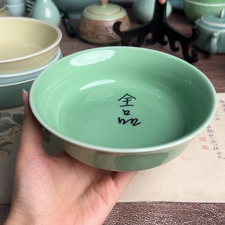 龙泉云间青瓷小米茶器