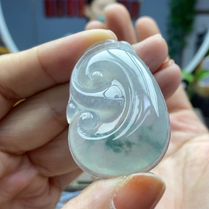 翡翠未镶嵌颈饰吊坠56