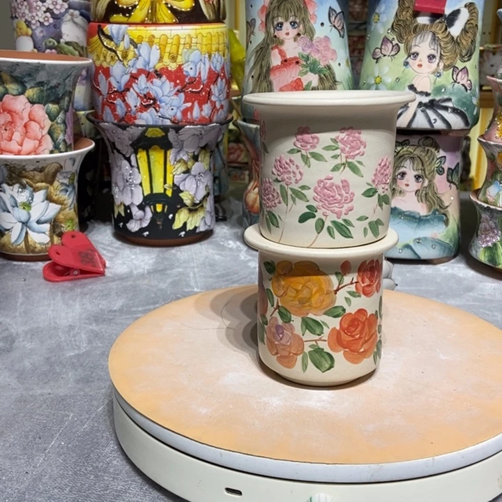 景德镇艺术手绘作品
