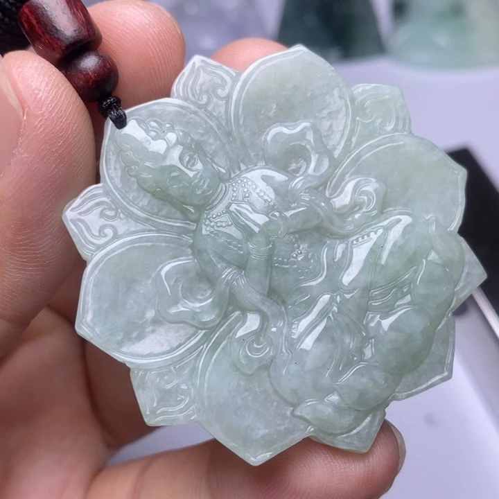 颈饰未镶嵌翡翠翡翠