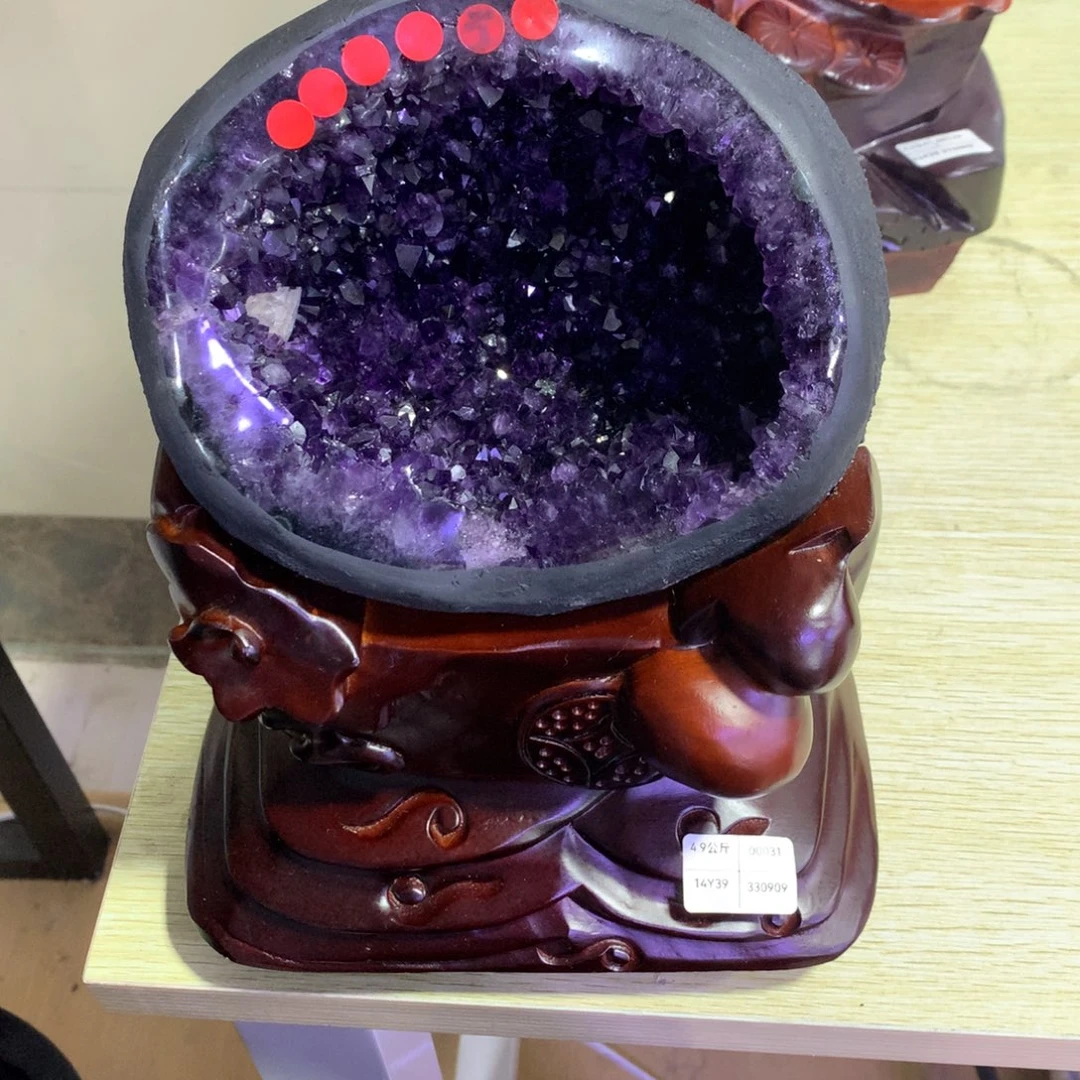 未镶嵌紫晶大型摆件（非配饰）晶