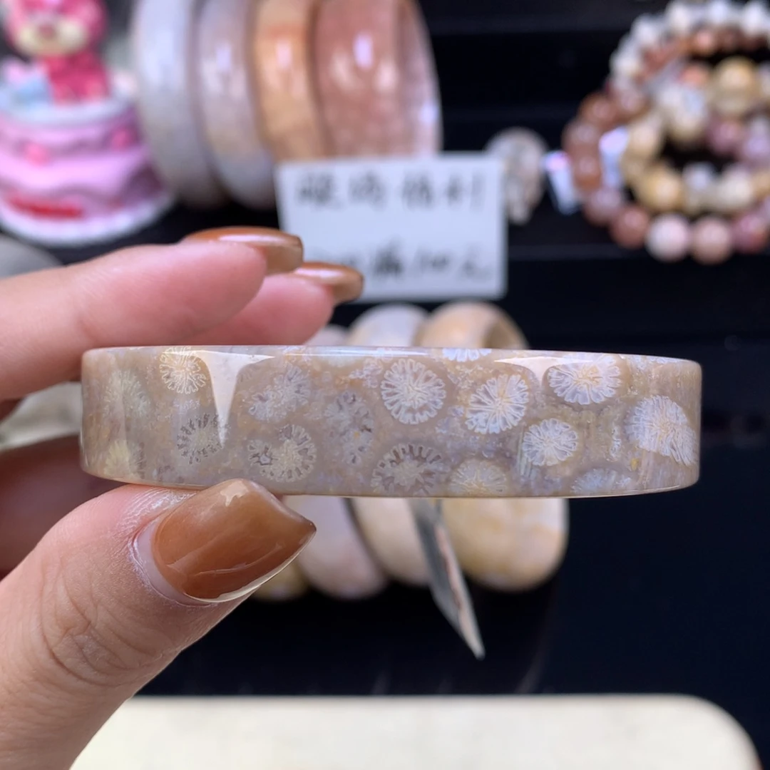 硅化珊瑚（珊瑚玉）未镶嵌吊坠(赠链)晚场福利五折55.7口（6号）