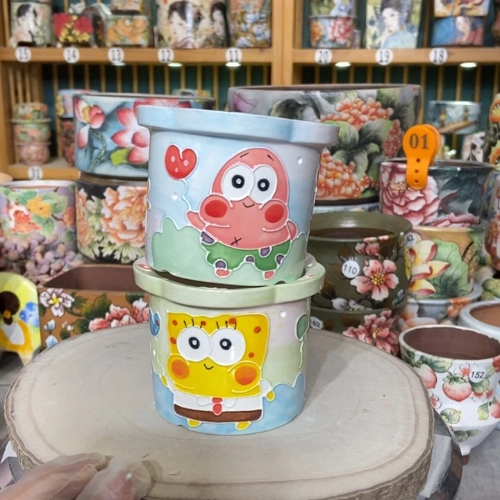 红陶景德镇艺术手绘作品