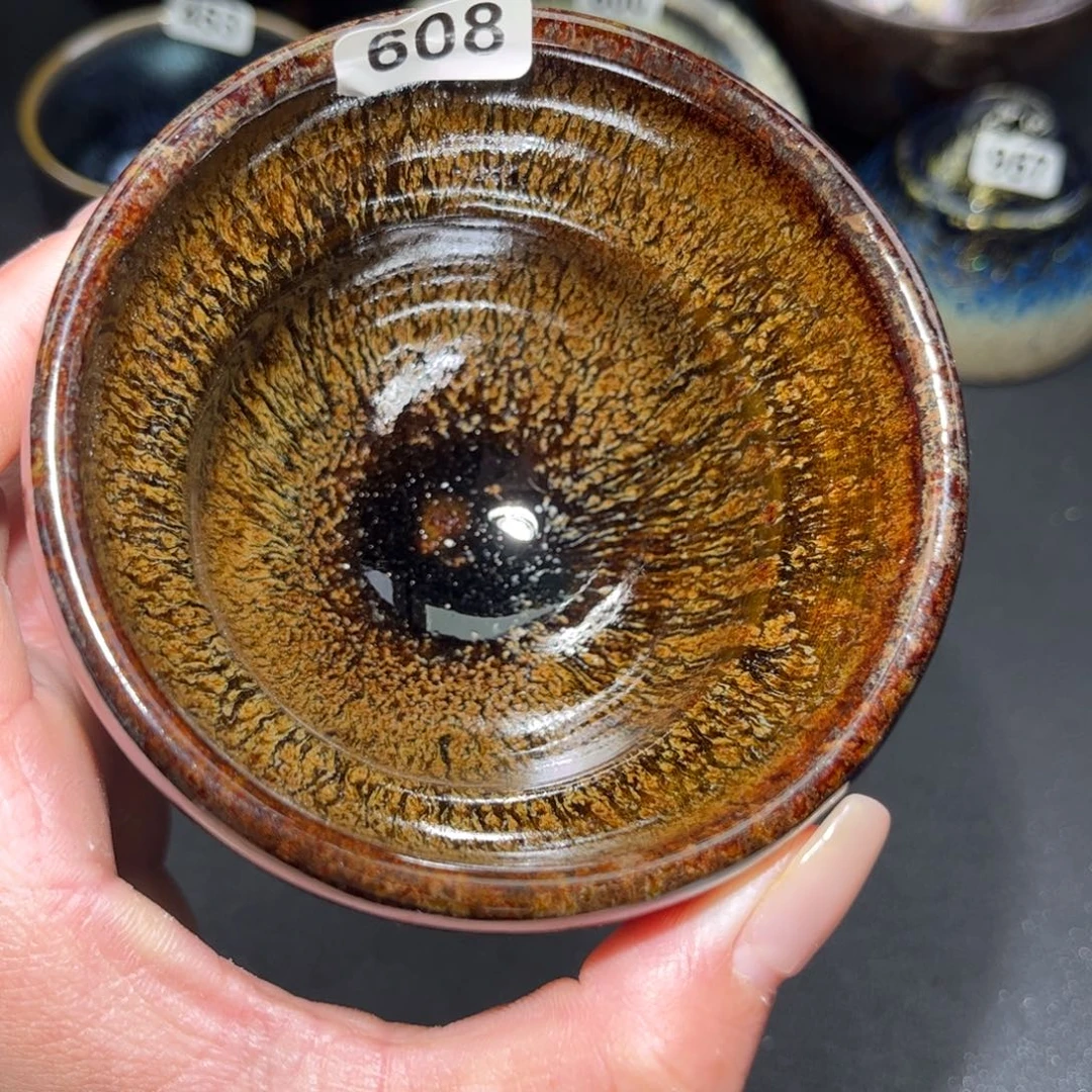 茶盏608 建盏单盏放大漏…………