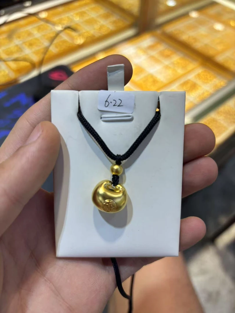 【老王黄金】足金福字胖福LW-G003