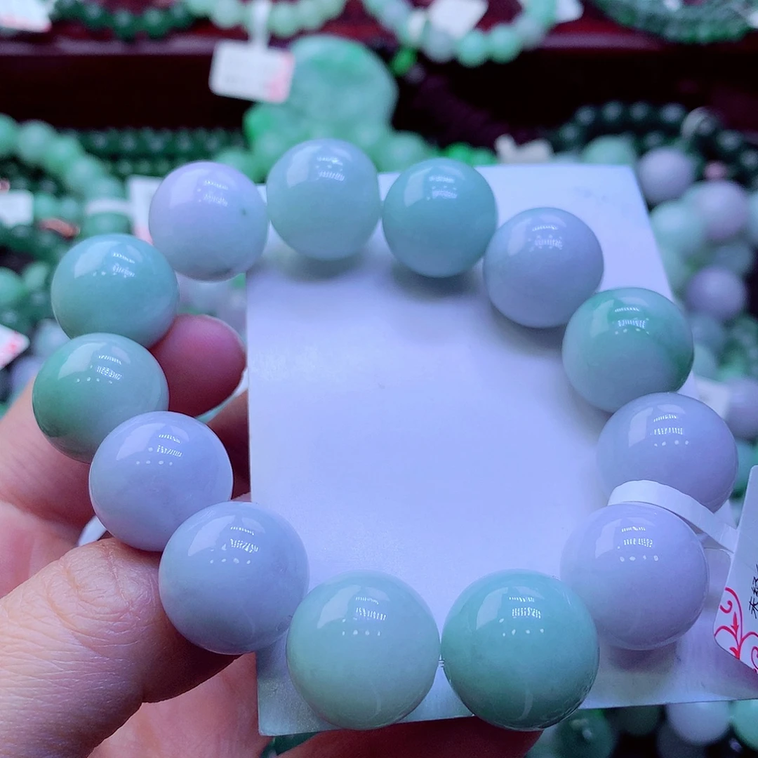 翡翠未镶嵌毛衣链