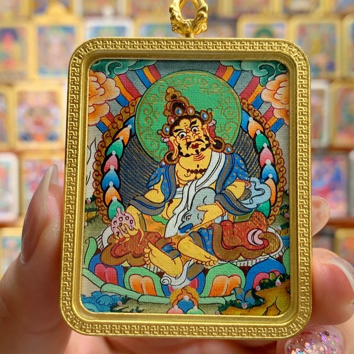 吊坠般若唐卡非遗传承