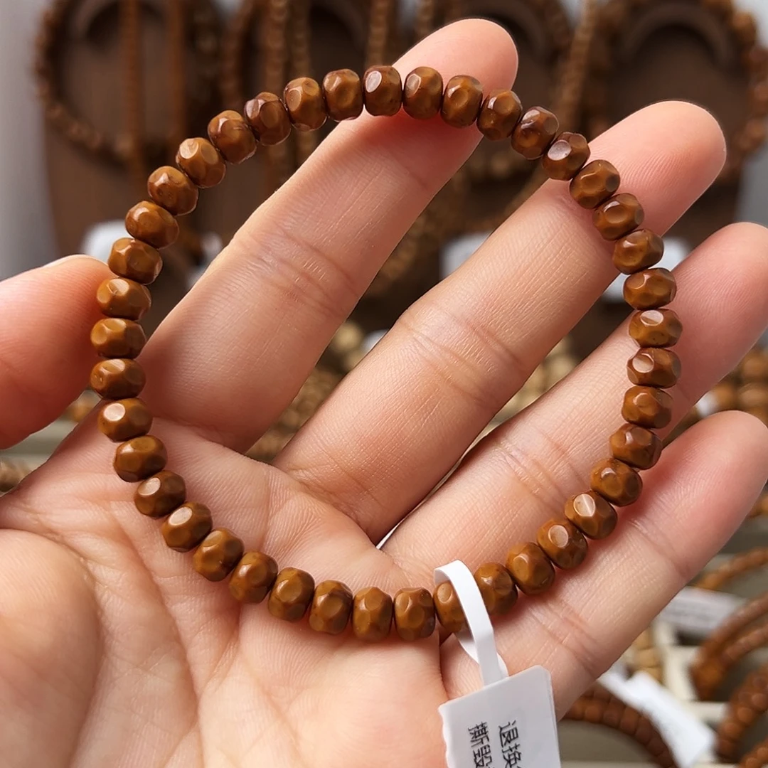 手串紫金鼠紫金鼠鼠尖纯肉无相手串手工雕刻6.6mm