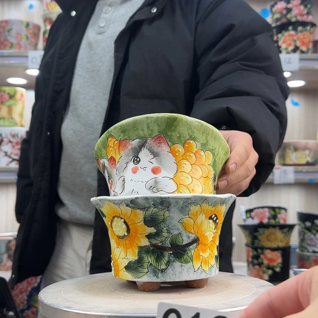 紫砂花盆瑕疵瑕疵012