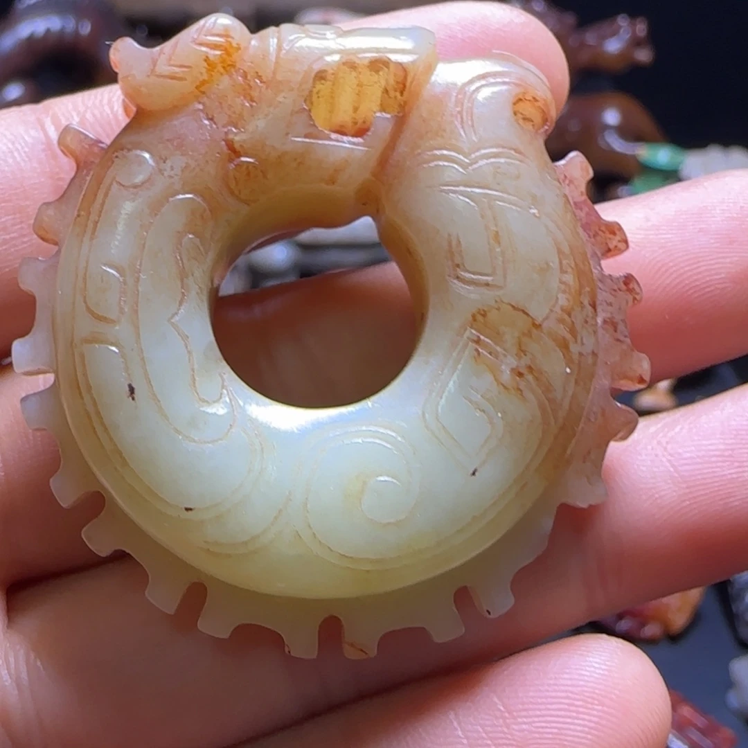 和田玉未镶嵌挂件