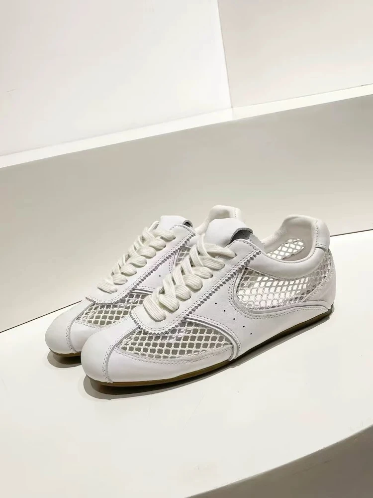 【景致】YOULL 夏季新款平底内增高软底网面鞋3155