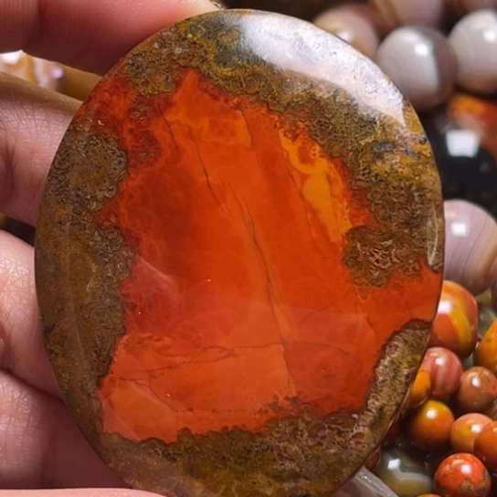 玛瑙/玉髓未镶嵌吊坠