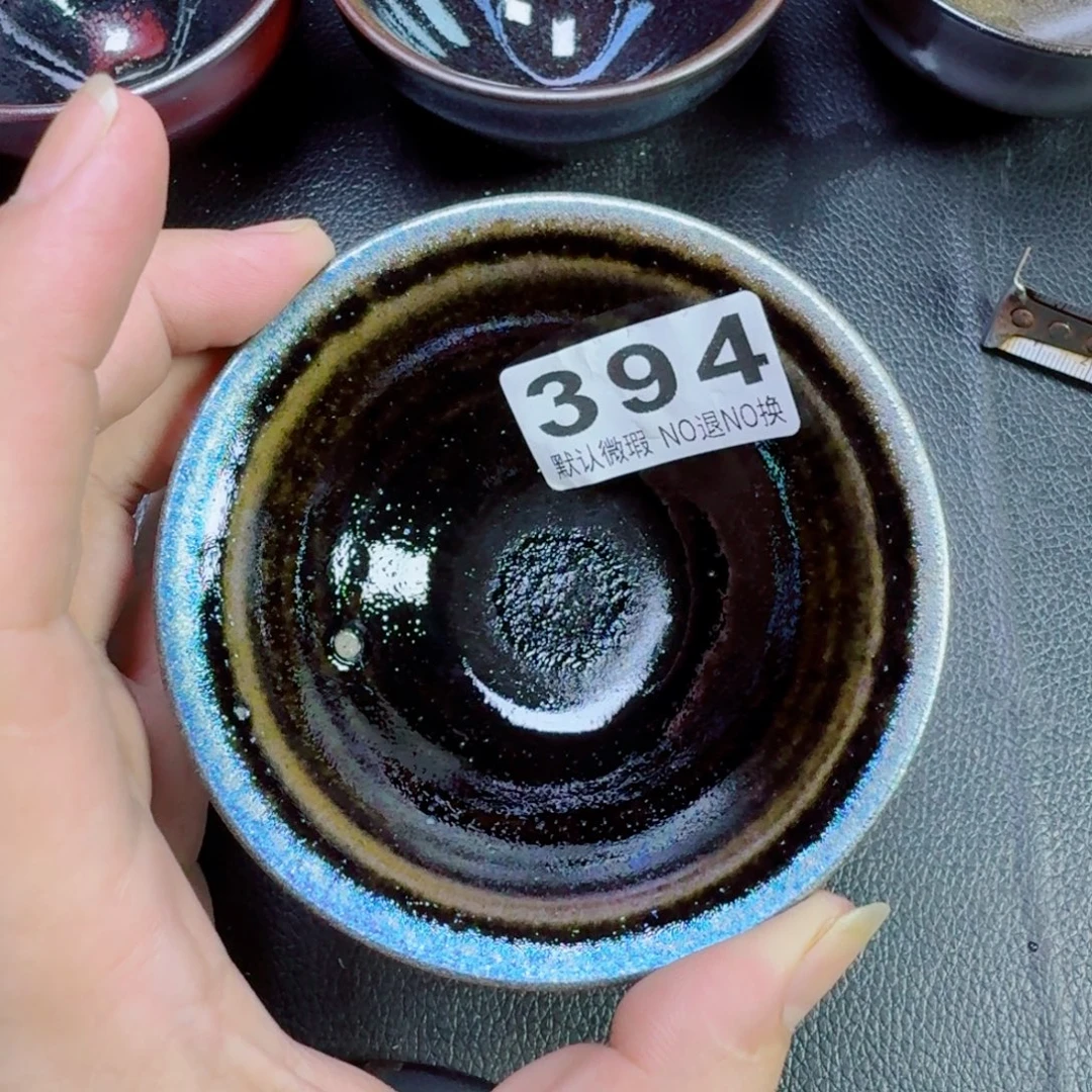 灵***溪摆件古时茶器建窑建盏394