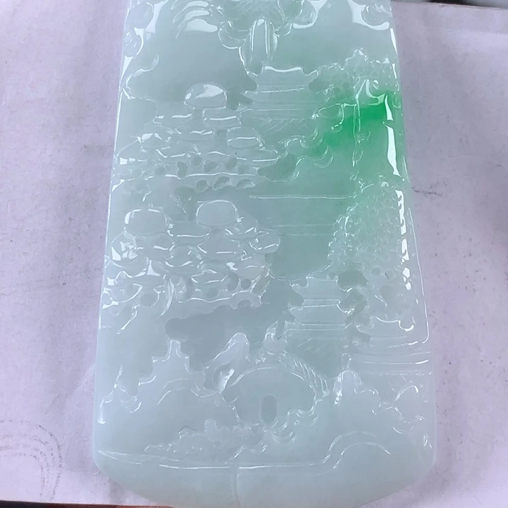 颈饰未镶嵌翡翠山水