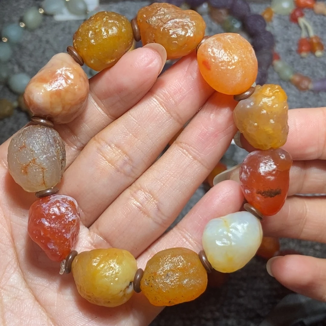 未镶嵌玛瑙/玉髓珠宝半成品