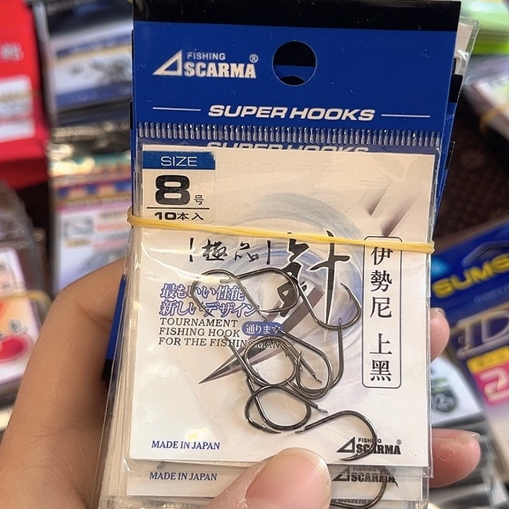 伊始尼8号有刺发10。  鱼钩