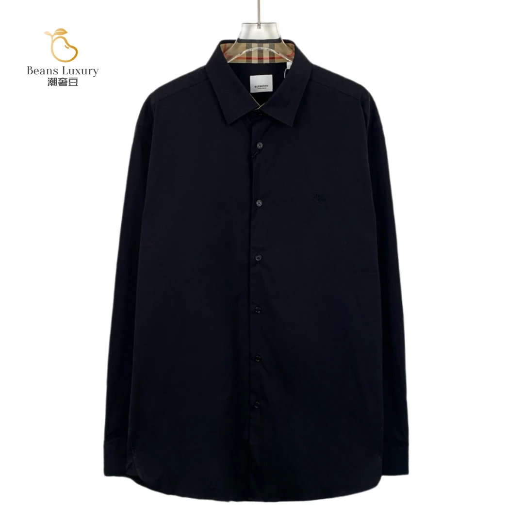 全新未使用 BURBERRY/博柏利 潮奢豆 严选/刺绣翻领衬衫/Q13223