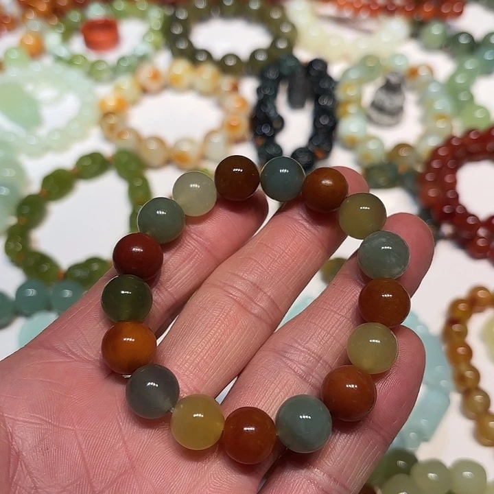 蛇纹石玉未镶嵌手串