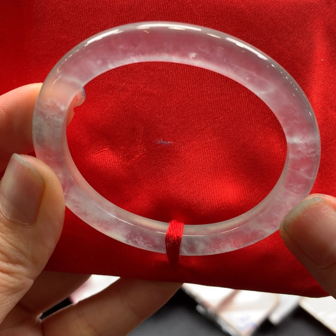 翡翠未镶嵌手镯51.6贵妃