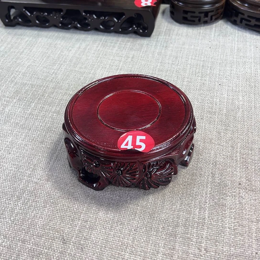 红木底座精雕工艺品